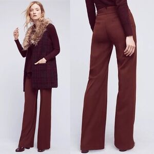 Anthropologie Cartonnier Monica Flannel Trousers